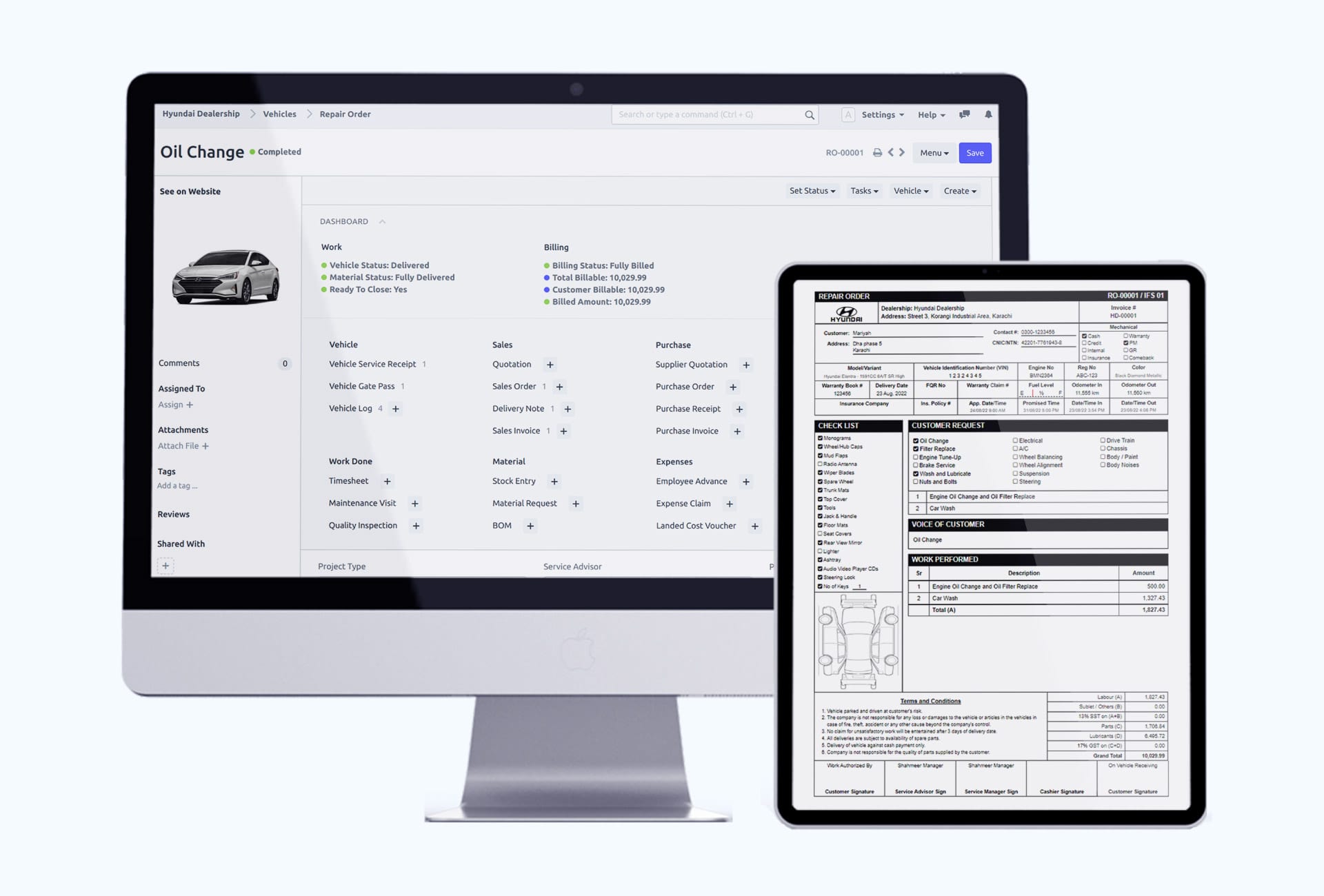 Vehicle Service System